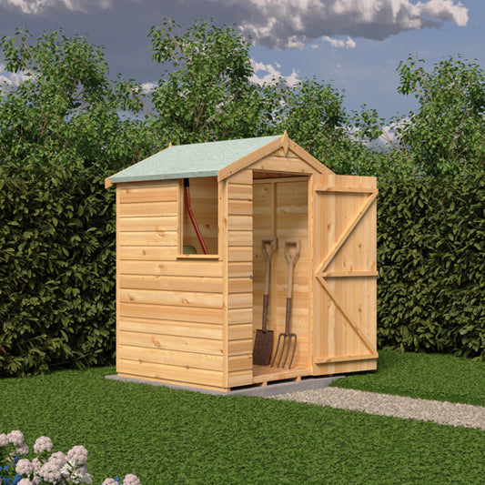 Shire Alderney 7ft x 5ft Shiplap Apex Shed NEW SIZE