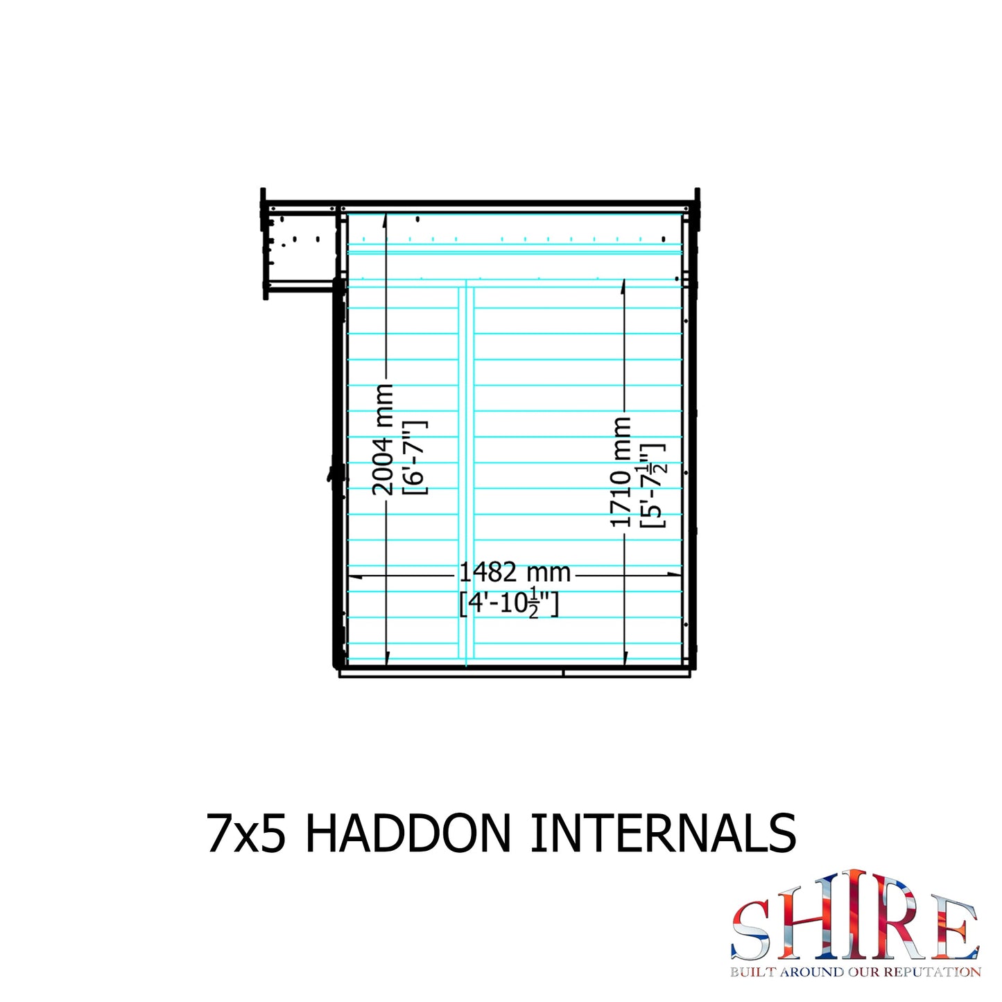Shire Haddon 7ft x 5ft Summerhouse