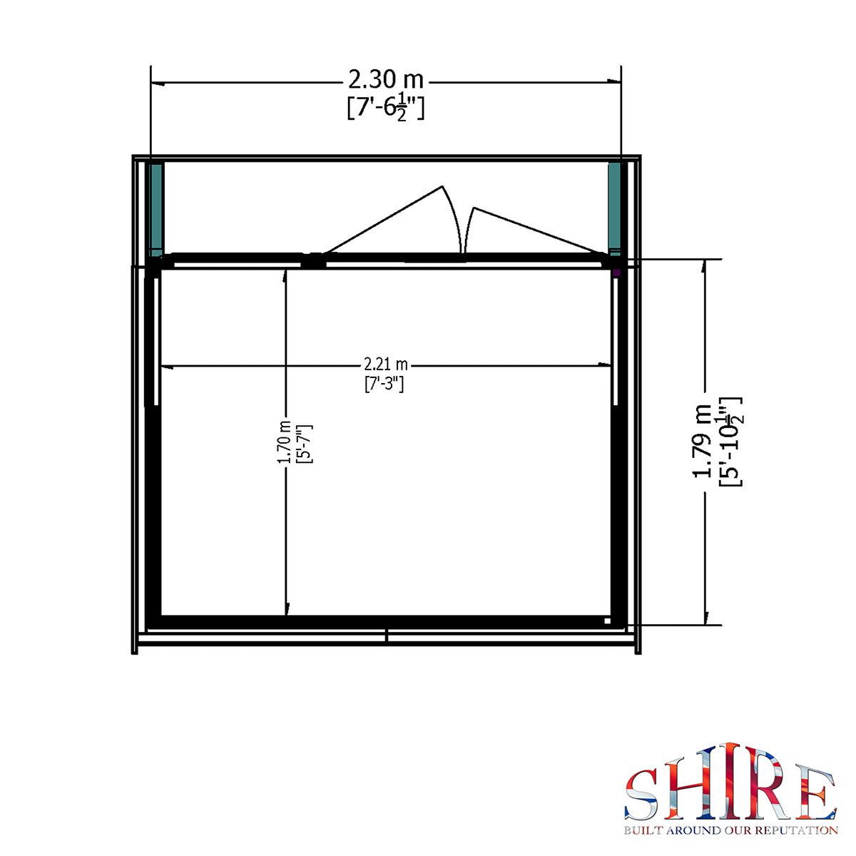Shire Highclere 8ft x 6ft Summerhouse