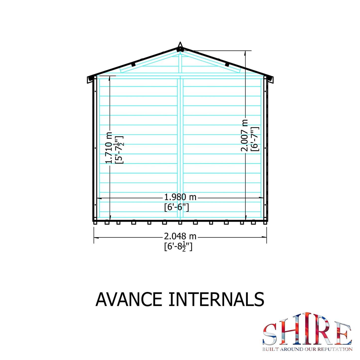 Shire Avance 7ft x 5ft Summerhouse