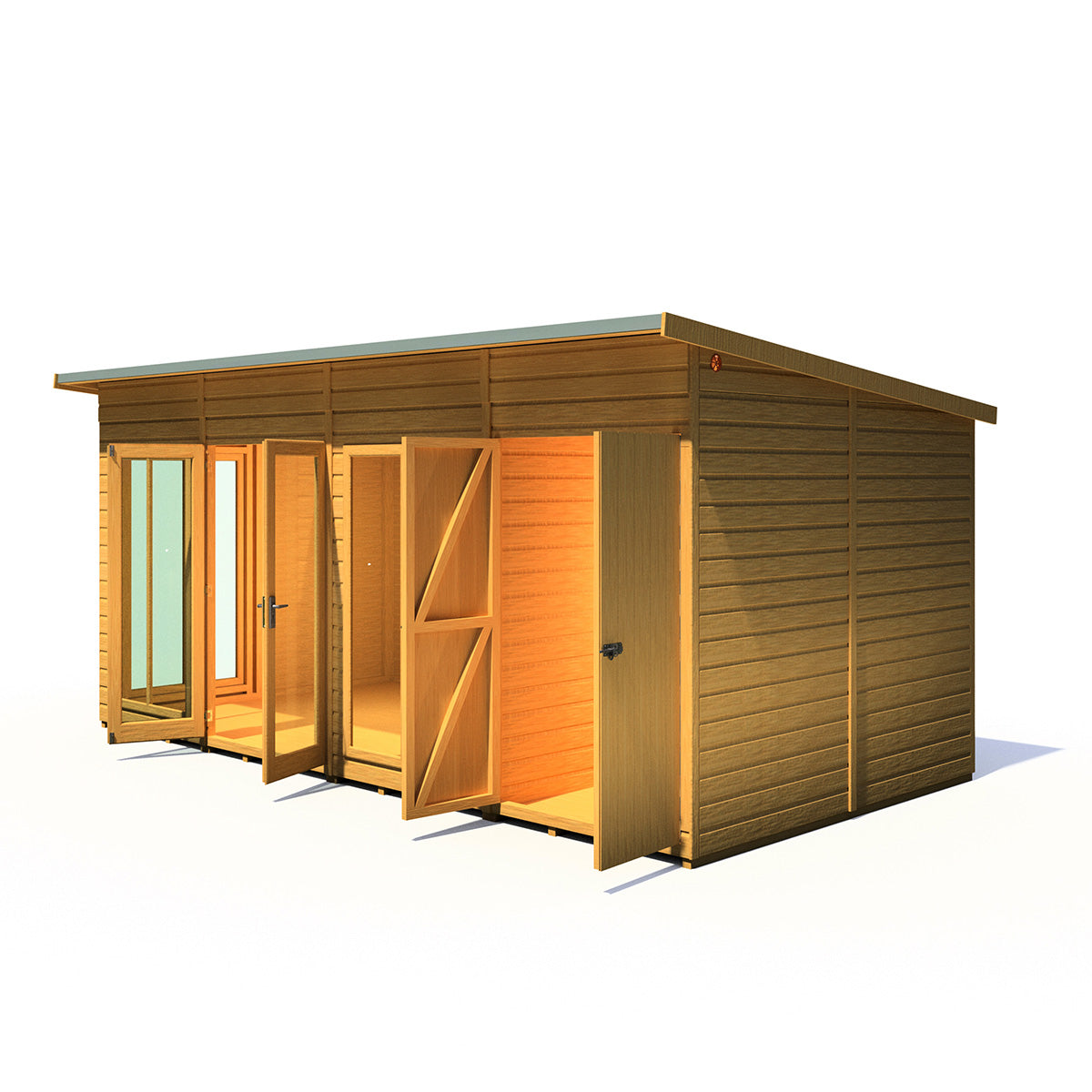 Shire Lela 16ft x 8ft Summerhouse with Storage