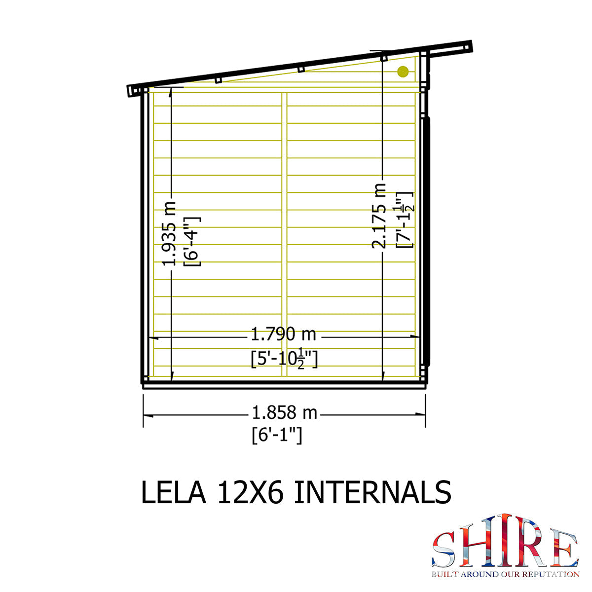 Shire Lela 12ft x 6ft Summerhouse