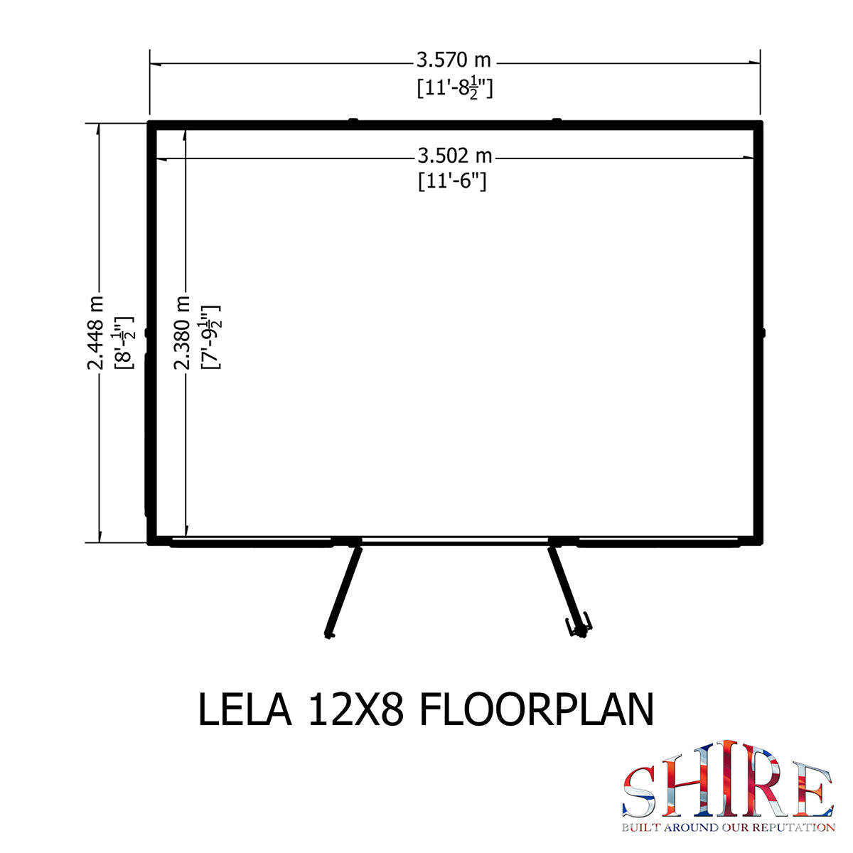 Shire Lela 12ft x 8ft Summerhouse