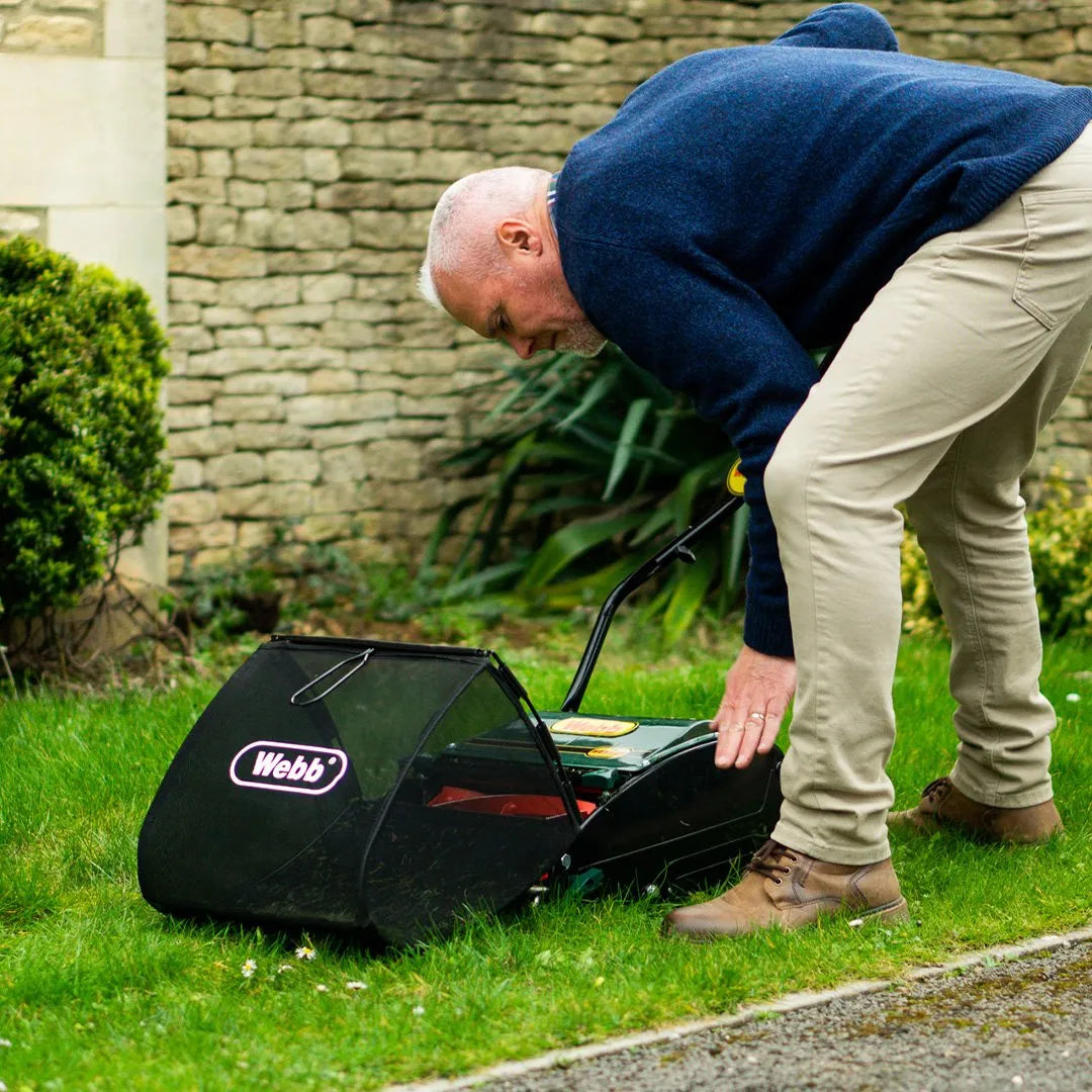 Webb 30cm (12") Roller Hand Lawnmower