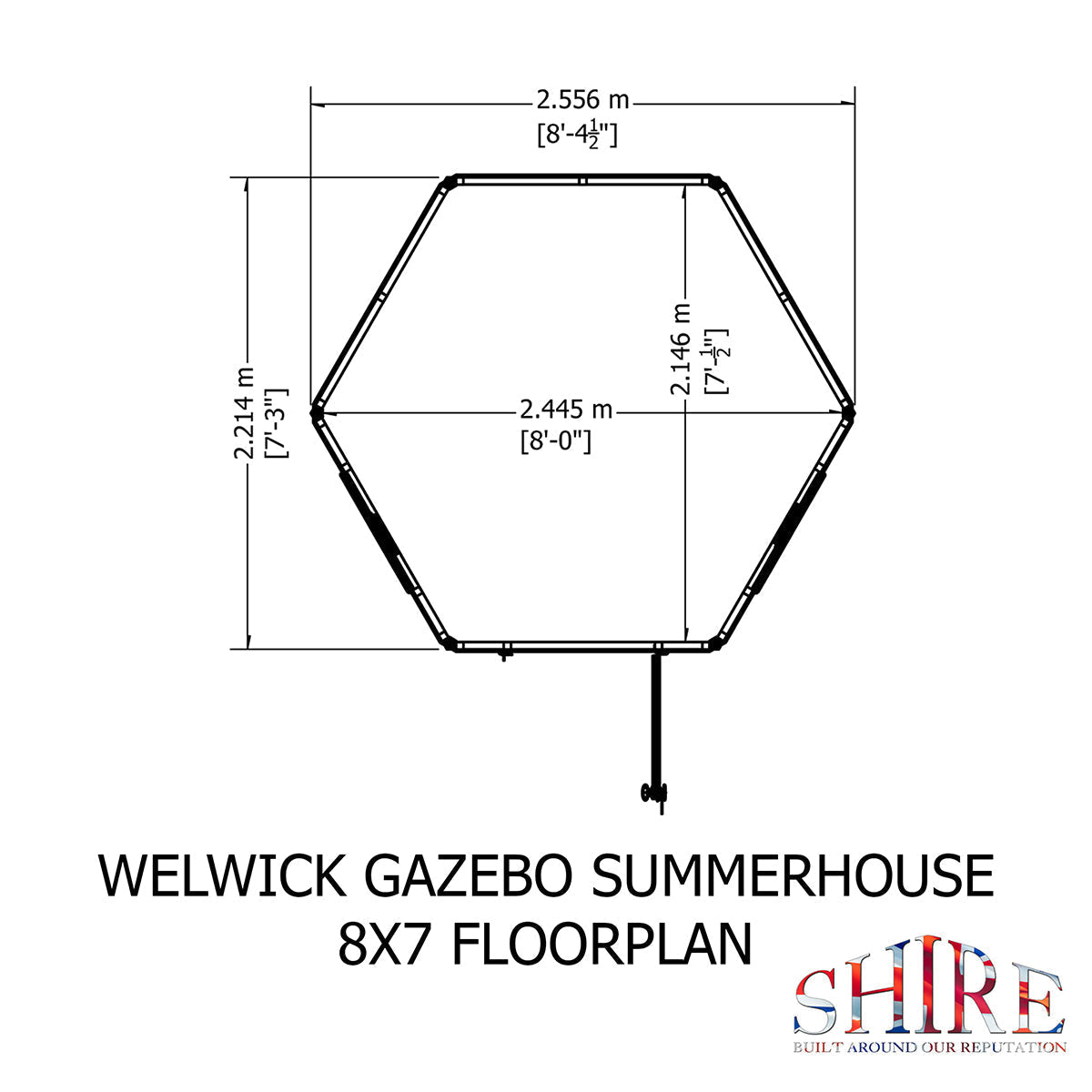 Shire Welwick 8ft x 7ft Summerhouse